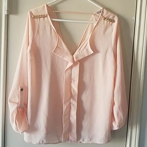 Pink blouse